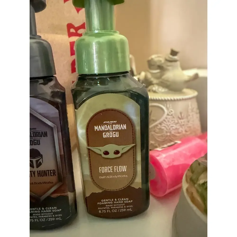 Star Wars The Mandalorian and Grogu Bundle of BBW Foaming Soap NEW